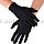 Перчатки для рук тонкие трикотажные черные, фото 7