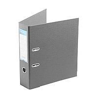 Папка-регистратор Deluxe с арочным механизмом, Office 3-GY27 (3" GREY), А4, 70 мм, серый, фото 1
