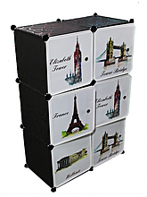 Детский складной шкаф Towers-6
