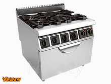 Плита газовая. 4 конфорки