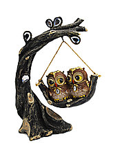 Сувенир Декоративная композиция Совы на качелях