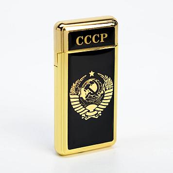 Зажигалка "СССР", газ, пьезо МИКС