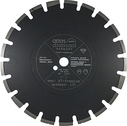 Алмазный диск для резки асфальта ATLAS DIAMANT A7-nas 400х25,4 мм [104150100]