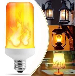 Лампа LED Flame Effect с имитацией пламени огня (Е27 / 12W)