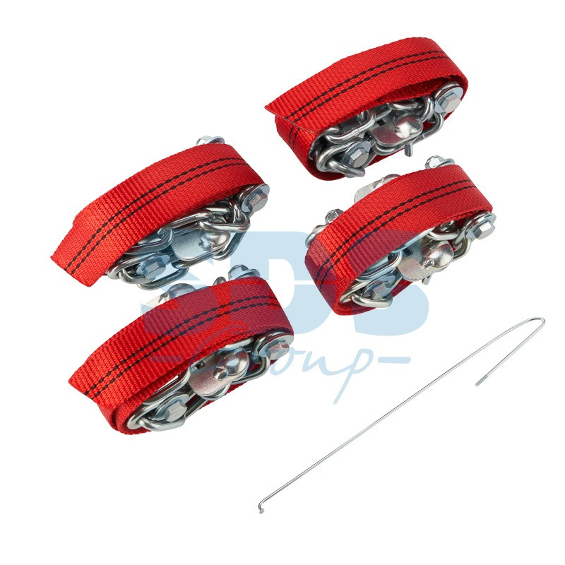 Цепи (браслеты) противоскольжения REXANT для внедорожников (колеса 235-285 мм), усиленные, к-т 4 шт. - фото 1 - id-p97022387