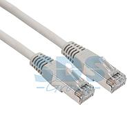 Шнур коммутационный, патч-корд F/UTP RJ45-RJ45, CAT 6, ZH нг(А)-HF, серый, 3м REXANT