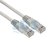 Шнур коммутационный, патч-корд F/UTP RJ45-RJ45, CAT 6, ZH нг(А)-HF, серый, 1,5м REXANT