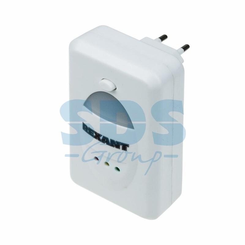 Ультразвуковой отпугиватель вредителей с LED-индикатором, S 60м², 220В REXANT - фото 1 - id-p97028398