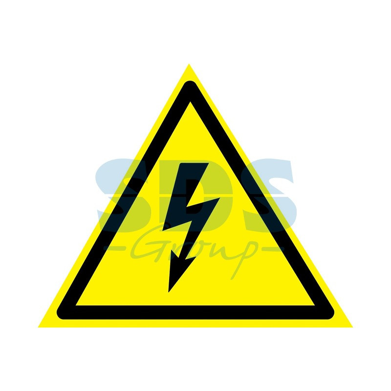 Наклейка знак электробезопасности «Опасность поражения электротоком» 160х160х160 мм REXANT - фото 1 - id-p97025505