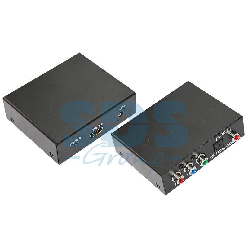 Конвертер YPbPr + SPDIF / Toslink на HDMI, металл REXANT - фото 1 - id-p97030647