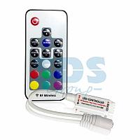LED мини контроллер радио (RF) 72 W/144 W, 17 кнопок, 12 V/24 V