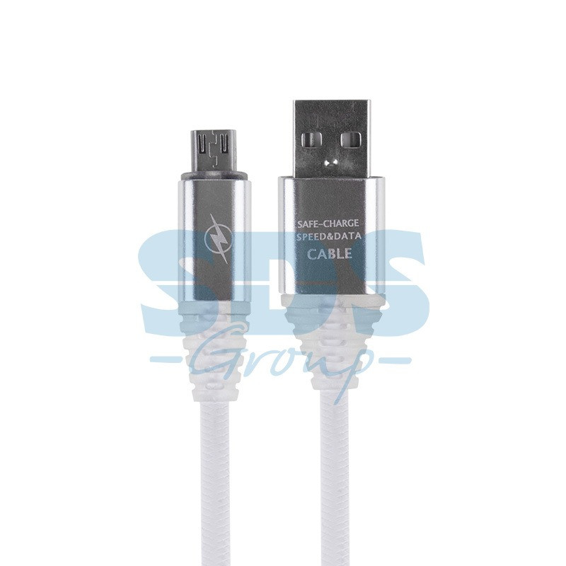 USB кабель micro USB, белый SOFT TOUCH 1 метр REXANT - фото 1 - id-p97025766