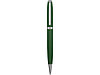 Ручка металлическая шариковая Flow soft-touch, зеленый/серебристый, фото 2