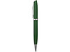 Ручка металлическая шариковая Flow soft-touch, зеленый/серебристый, фото 3