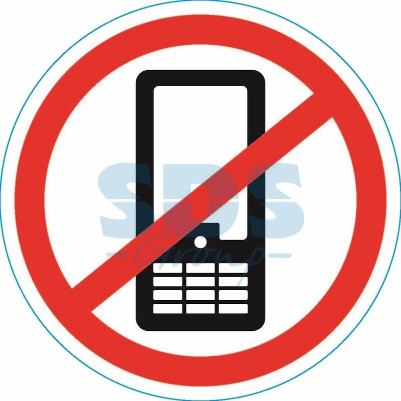 Наклейка запрещающий знак «Использование мобильных телефонов запрещено» 150х150 мм REXANT - фото 1 - id-p97027800