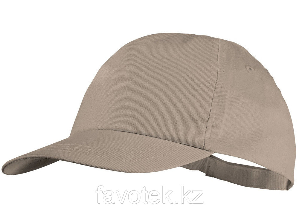 Бейсболка Basic, 5-ти панельная, хаки