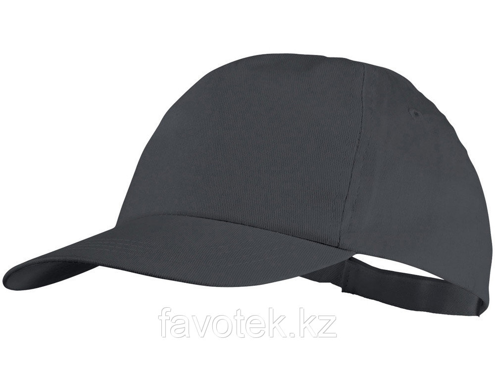 Бейсболка Basic, 5-ти панельная, серый