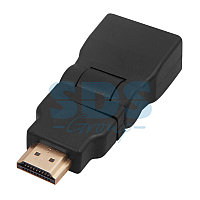 Переходник штекер HDMI - гнездо HDMI, поворотный REXANT