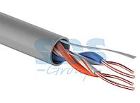 Кабель витая пара U/UTP, CAT 5e, PVC, 2PR, 24AWG, INDOOR, SOLID, серый, 305м, PROconnect