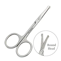 Мини ножницы для бороды и усов (с защитным закругленным концом)