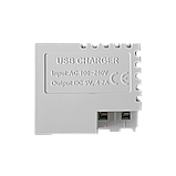 Shelbi Розетка зарядка 2- портовая USB, Type-C, 4.2A, 45х45, белая, фото 5