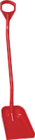 Эргономичная лопата, 340 x 270 x 75 мм., 1280 мм, красный цвет