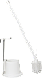 Щетка унитазная с ручкой, 720 мм, средний ворс, белый цвет, фото 2
