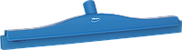 Гигиеничный сгон с подвижным креплением и сменной кассетой, 505 мм, синий цвет