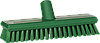 Щетка скребковая поломойная с подачей воды, 270 мм, средний ворс, зеленый цвет