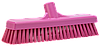 Щетка для мытья полов и стен, 305 мм, Жесткий ворс, Розовый цвет
