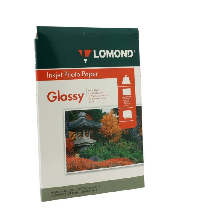 Бумага Lomond A3, 140г/м2, 50 листов, глянцевая, односторонняя - фото 1 - id-p97066711