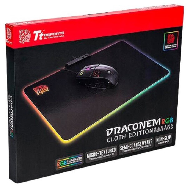 Коврик для мыши Thermaltake Tt eSports Draconem RGB Touch - фото 3 - id-p97066772