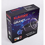 Кастрюля-жаровня Kukmara Granit ultra (original) жго31а с крышкой, фото 5