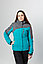 Женский горнолыжный костюм Kerom берюзовый с серым, фото 4
