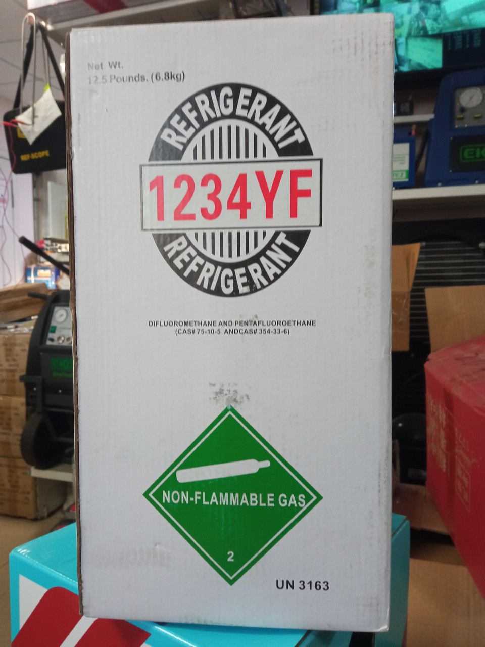 R1234YF. 6.8 кг