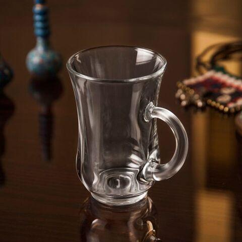 Набор из 6 армуд-бокалов для чая и кофе по-турецки Isfahan Glass {Иран} (Rana)