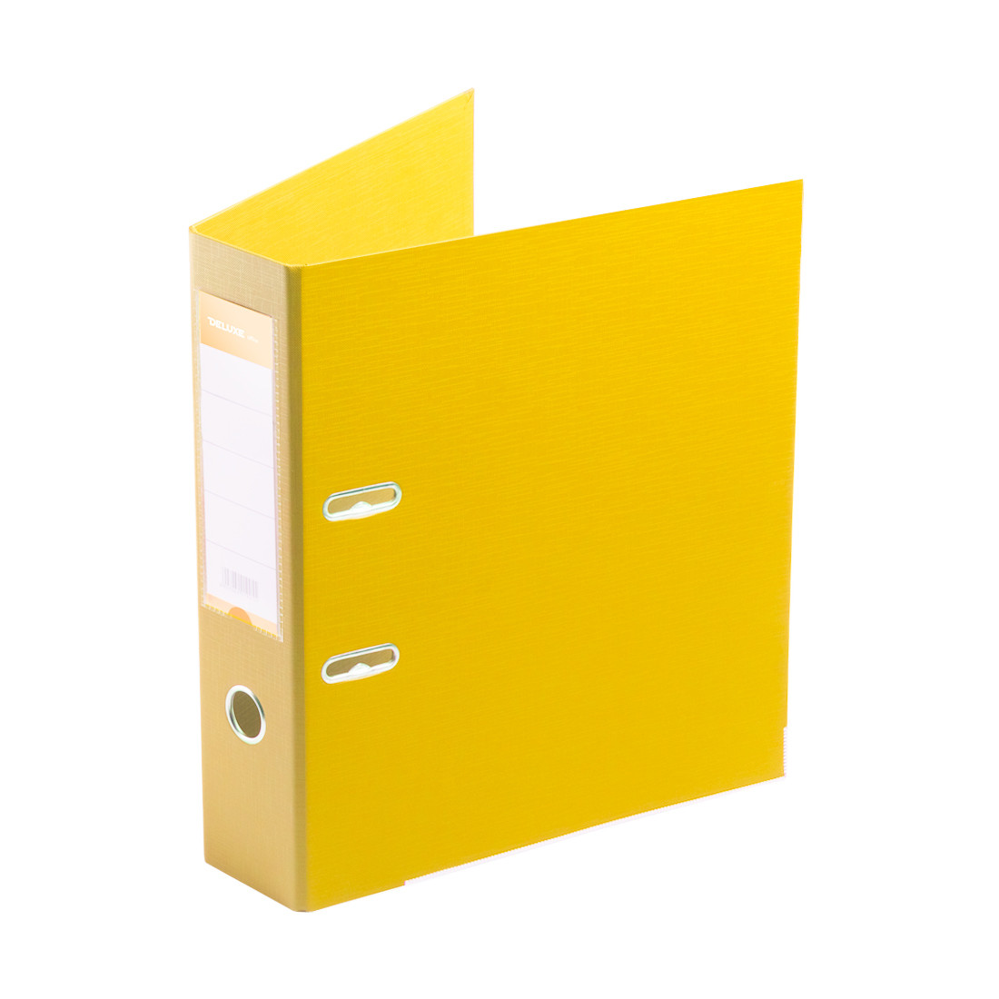 Папка регистратор Deluxe с арочным механизмом, Office 3-YW5 (3" YELLOW), А4, 70 мм, желтый - фото 1 - id-p97068366