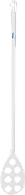 Весло-мешалка перфорированная, Ø31 мм, 1200 мм, белый цвет