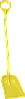Эргономичная лопата, 340 x 270 x 75 мм., 1280 мм, желтый цвет