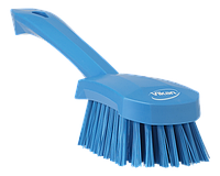 Щетка для мытья с короткой ручкой, 270 мм, Жесткий, синий цвет, фото 1