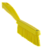 Щетка ручная узкая с короткой ручкой, 300 мм, Очень жесткий ворс, желтый цвет