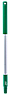 Ручка из алюминия, Ø31 мм, 650 мм, зеленый цвет