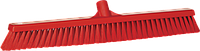 Щетка для подметания пола мягкая, 610 мм, Мягкий ворс, красный цвет, фото 1