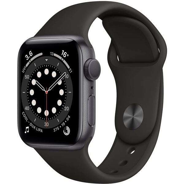 Смарт-часы Apple Watch Series 6 40mm Aluminium Case Space Gray with Sport Band Anthracite-Black Nike