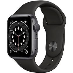 Смарт-часы Apple Watch Series 6 40mm Aluminium Case Space Gray with Sport Band Anthracite-Black Nike
