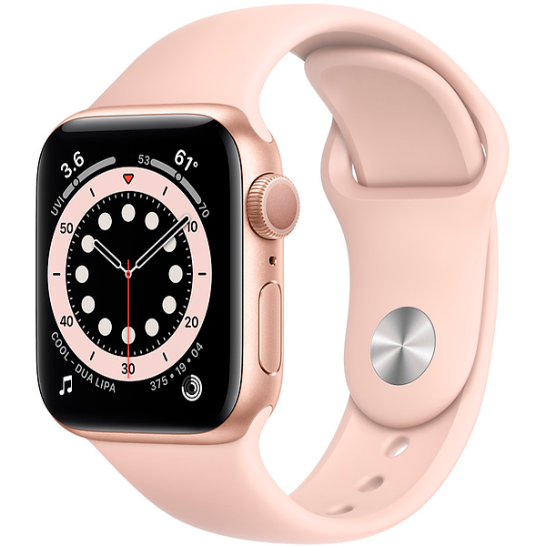Смарт-часы Apple Watch Series 6 40mm Aluminium Case Gold with Sport Band Pink Sand