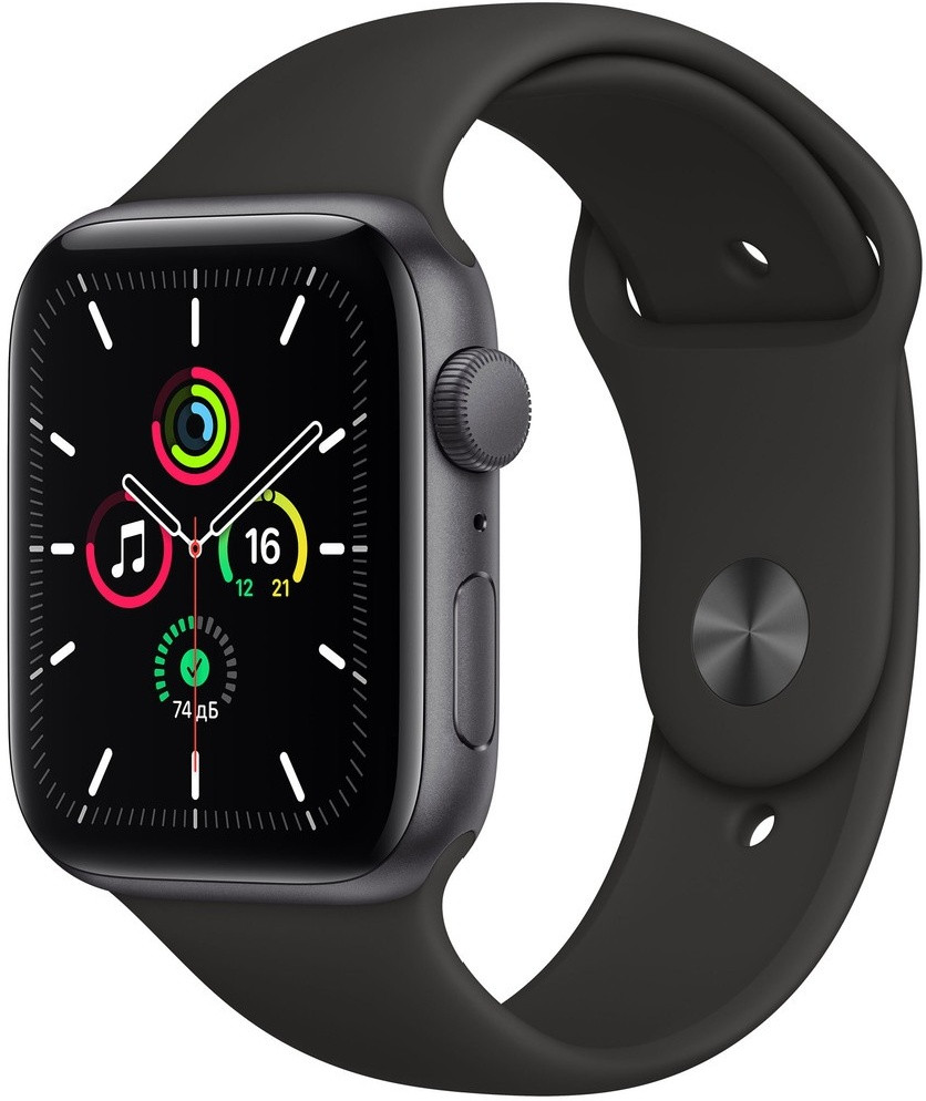 Смарт-часы Apple Watch Series SE 40mm Aluminium Case Space Gray with Sport Bank Black