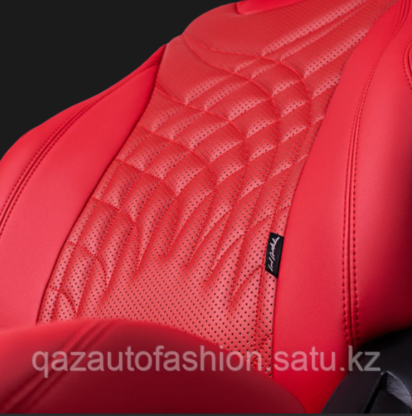 Чехлы модельные на сиденья Ford Focus -3, 01.2010-10.2019 красный, фото 1