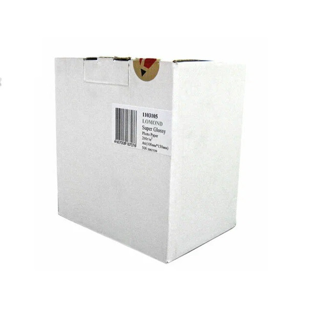 Бумага Lomond A6 (10x15), 260г/м2, 500 листов, суперглянцевая - фото 1 - id-p97075411