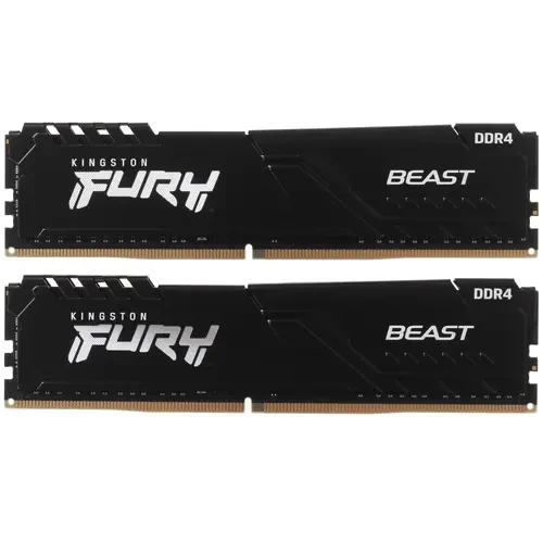 Оперативная память Kingston FURY Beast Black KF432C16BBK2/16